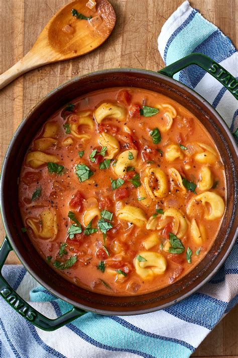 simple tomato tortellini soup recipe