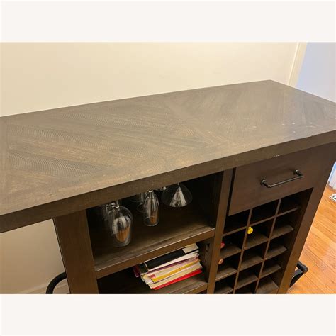 Bob's Discount Furniture Sonoma Bar With Lots of Storage - AptDeco