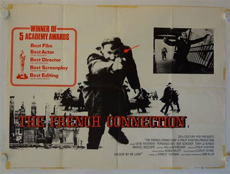 The French Connection Original Release British Quad Movie Poster