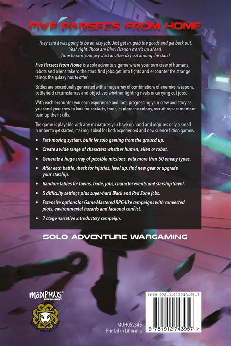 Five Parsecs From Home Solo Adventure Wargaming Pdf