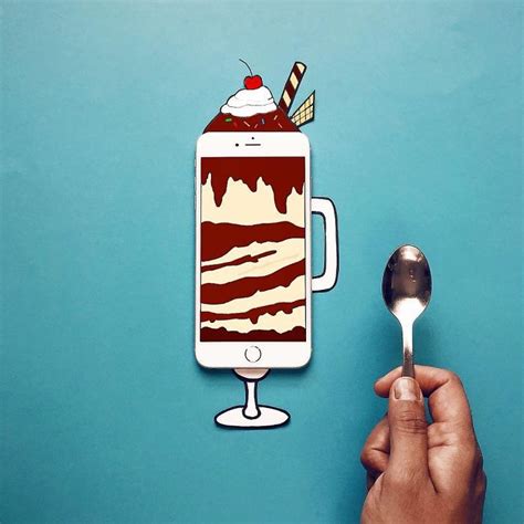 Imaginary World Through My Iphone Food Art Photography Quirky