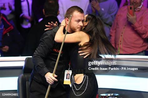 Northern Irelands Mark Allen Celebrates With Wife Aideen Cassidy