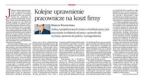 Rzeczpospolita Kolejne Uprawnienie Pracownicze Na Koszt Firmy