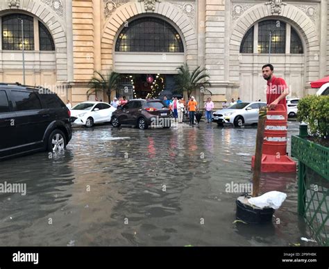 Sao Paulo Sao Paulo Brasil 10th Mar 2023 Int Heavy Rainfall With