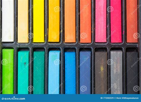 Colorful Chalk Colors Pastel Stock Image Image Of Draw Paint 77200229