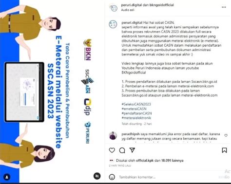 Tata Cara Proses Pendaftaran Pembelian Dan Pembubuhan E Meterai Untuk