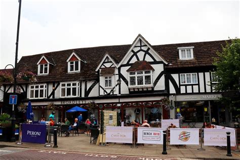 A Busy Street With Shops In East Grinstead Sussex Editorial Photo