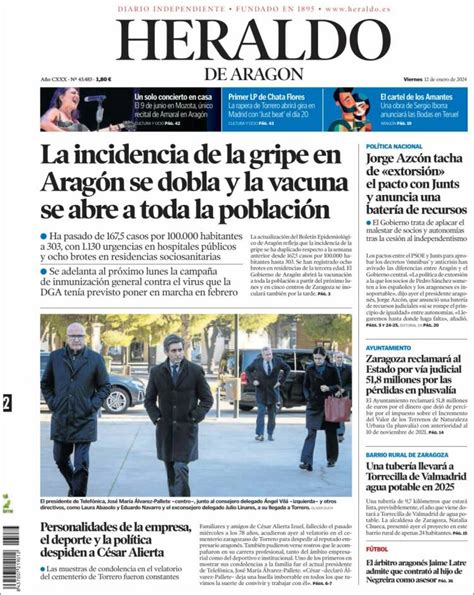 Peri Dico Heraldo De Arag N Espa A Peri Dicos De Espa A Edici N De