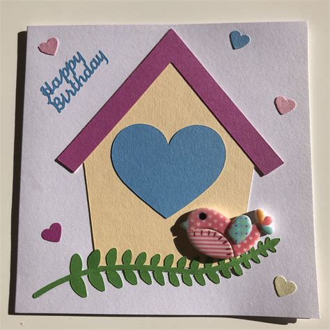 Bird House Birthday Card - Holy Cow Kids