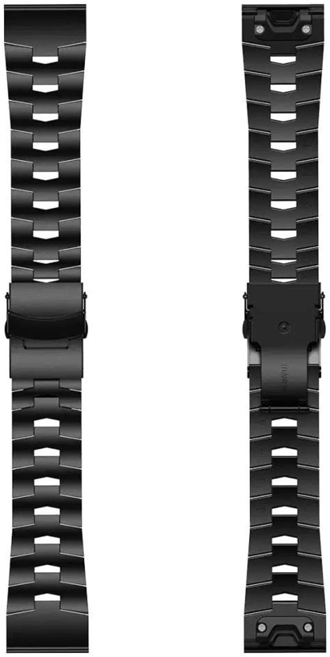 Титановый ремешок для Garmin Fenix 3,5X,6X,7, D2 Charlie, tactix Bravo ...