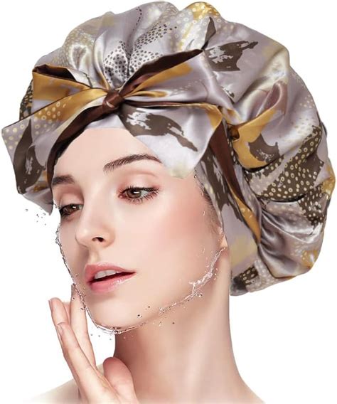 Amazon Silk Bonnet For Curly Hair Silk Hair Bonnet For Sleeping