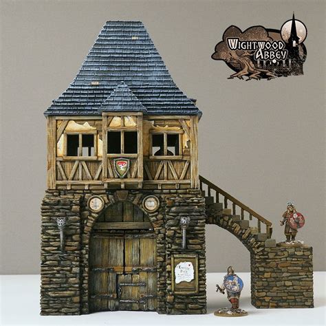 Wightwood Abbey Gatehouse • Premium Terrain Piece • 28mm Scale