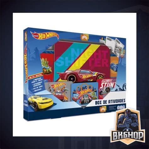 Box De Atividades Hot Wheels Copag Shopee Brasil
