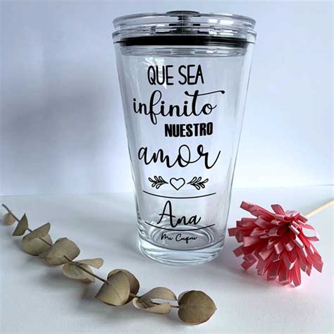 Vasos Personalizados Con Frases Y Nombres Mi Cuqui