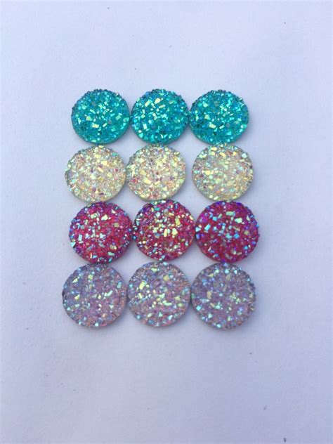Multi Colored Push Pins / Set of Twelve Push Pins / Decorative 
