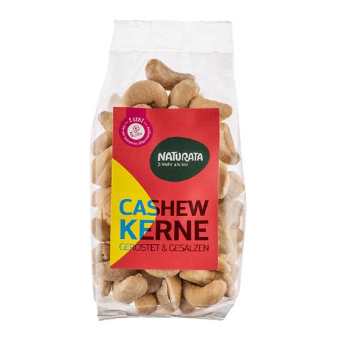 Cashewkerne Ger Stet Gesalzen G