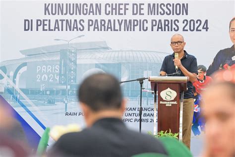 Reda Manthovani Jadi Cdm Indonesia Untuk Paralimpiade Paris 2024