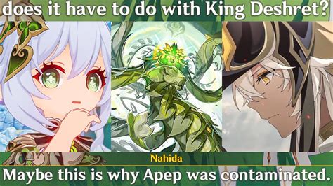 KING DESHRET APEP The Dendro Dragon Story Cutscene Genshin Impact