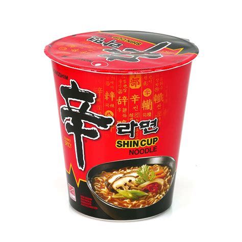 Nouilles Instantanées Coréennes Shin Ramyun En Cup Saveur Bouillon De