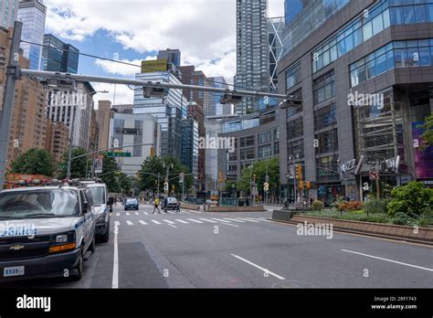 New York United States 30th July 2023 Newly Installed Congestion Pricing Plate Readers And