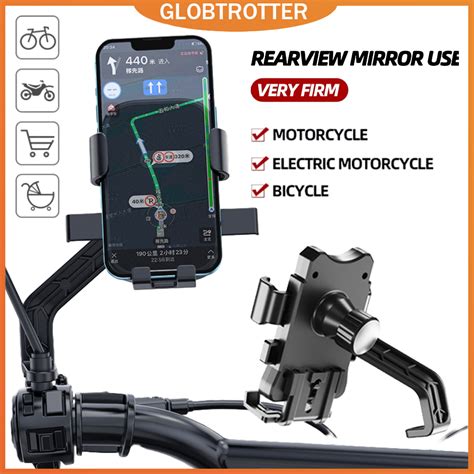 Globetrotter Motorbike Bicycle 360 Rotating Bike Phone Mount Holder