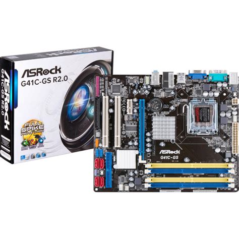 Материнська плата ASRock G41C-GS R2.0 – фото, отзывы, характеристики в ...