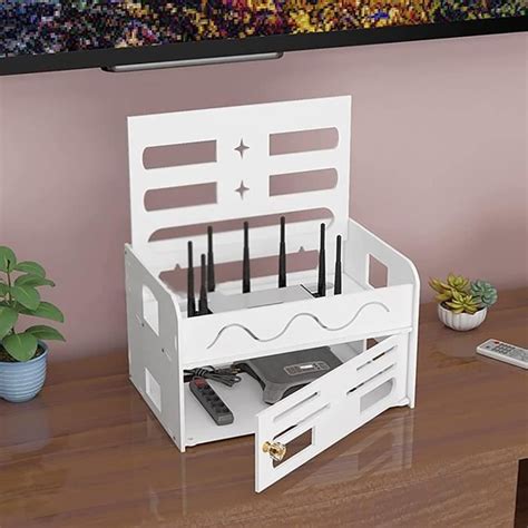 Routeur Wifi Étagère Routeur Wifi Organiser Boîte De Rangement Pour