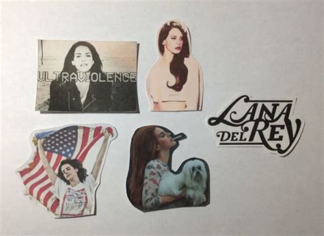 Lana Del Rey Stickers Set Of 5 By MTCCrafts On Etsy