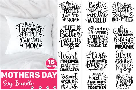 Mothers Day Svg Bundle Graphic By Craftssvg30 · Creative Fabrica