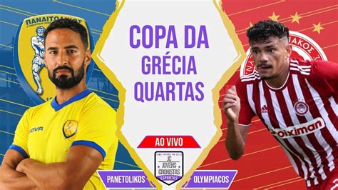 Futebol no JC Panetolikos 2 x 1 Olympiacos Copa da Grécia Quartas