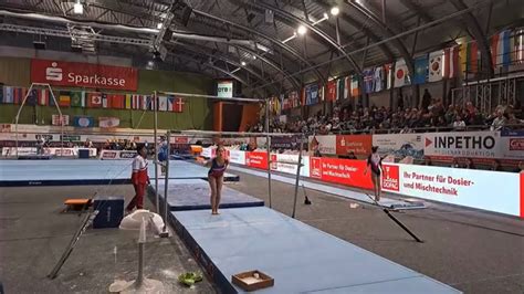 An Chang Ok Uneven Bars Cottbus World Cup Qualifications