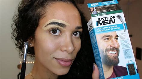 Eyebrow Hack How To Tint Your Eyebrows At Home Using Just For Men Beard Dye Concealer Vs