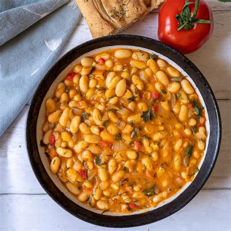 Vegan Cannellini Bean Stew Skinny Spatula