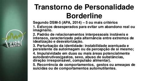 Como Fazer O Diagnóstico De Transtorno De Personalidade Borderline