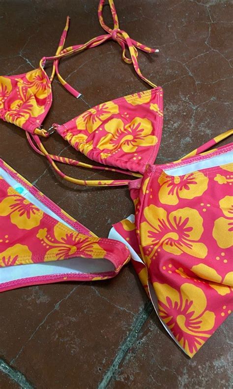 Two Piece Triangle Bikini Women S Fashion Swimwear Bikinis