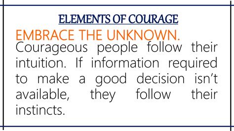 The moral courage | PPT