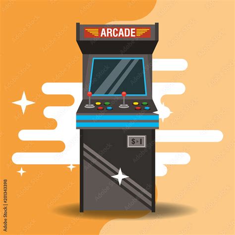 Arcade Machine Drawing