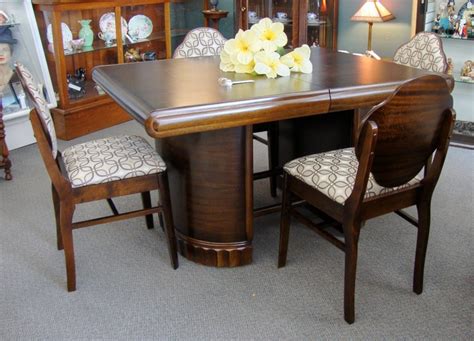 Art Deco Dinette With 6 Chairs Dinette Furniture Dining Table