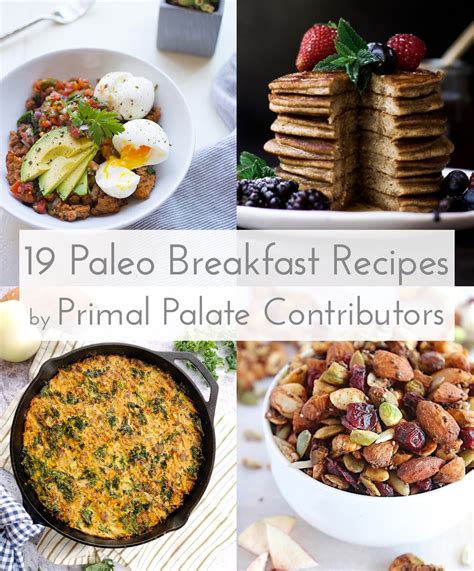 19 Amazing Paleo Breakfast Recipes | Primal Palate | Paleo Recipes