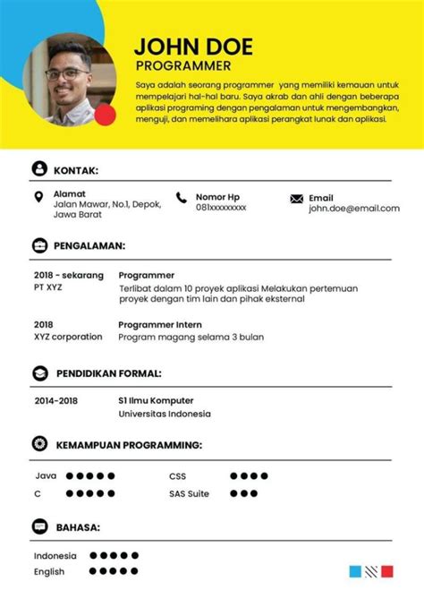 Contoh Cv Untuk Daftar Organisasi Contoh Surat Resmi