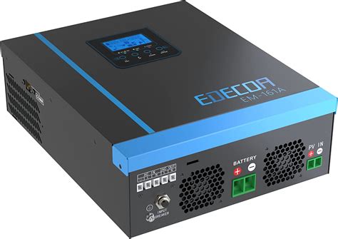 EDECOA 1600w Hybrid Wechselrichter 12v auf 220v 230v 2.2KVA/1600W Solar ...
