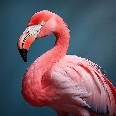 Premium Photo | 3Drendered pink flamingo bird