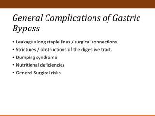 Gastric bypass complications | PPT