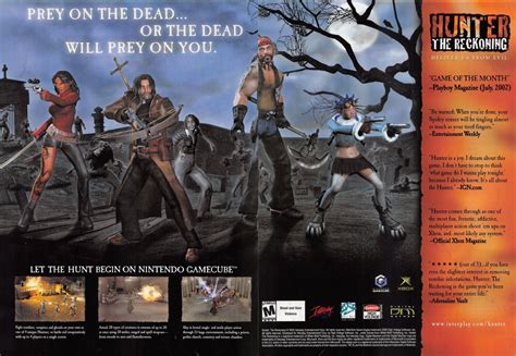 Old Game Mags Prey Of The Dead Hunter The Reckoning Xbox