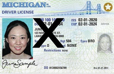 X Is 1 Of 3 Options You Can Pick On Michigan Drivers License