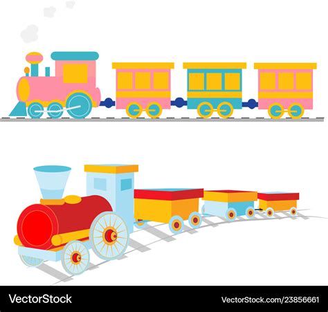 Cartoon-train Royalty Free Vector Image - VectorStock