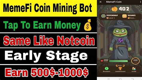 Memefi Coin Mining Same Like Notcoin Earn