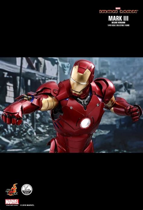 Iron Man Mark Iii Aus Dem Film Iron Man Von Hot Toys Quarter Scale Reihe Qs012 Deluxe Version