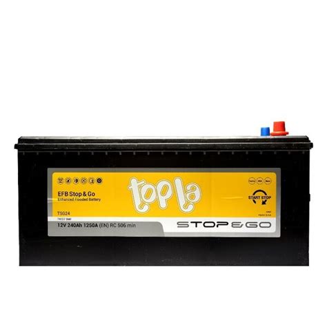 Akumuliatorius Topla EFB Stop&go 12V 240Ah 1250EN kaina | pigu.lt