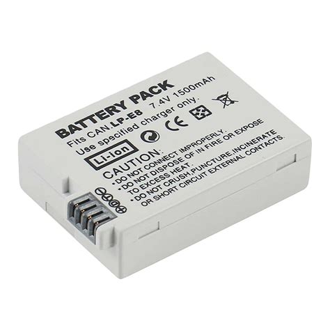 1 PCS LP E8 Quality Battery Pack Bateria LP E8 Lp E8 For Canon 550D ...